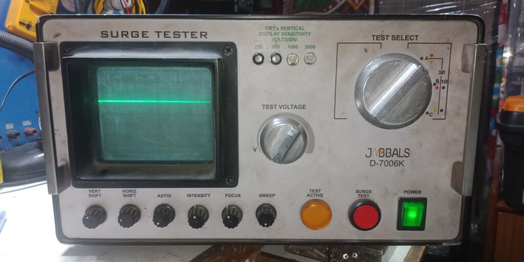 SURGE TESTER MAINTENANCE WORK