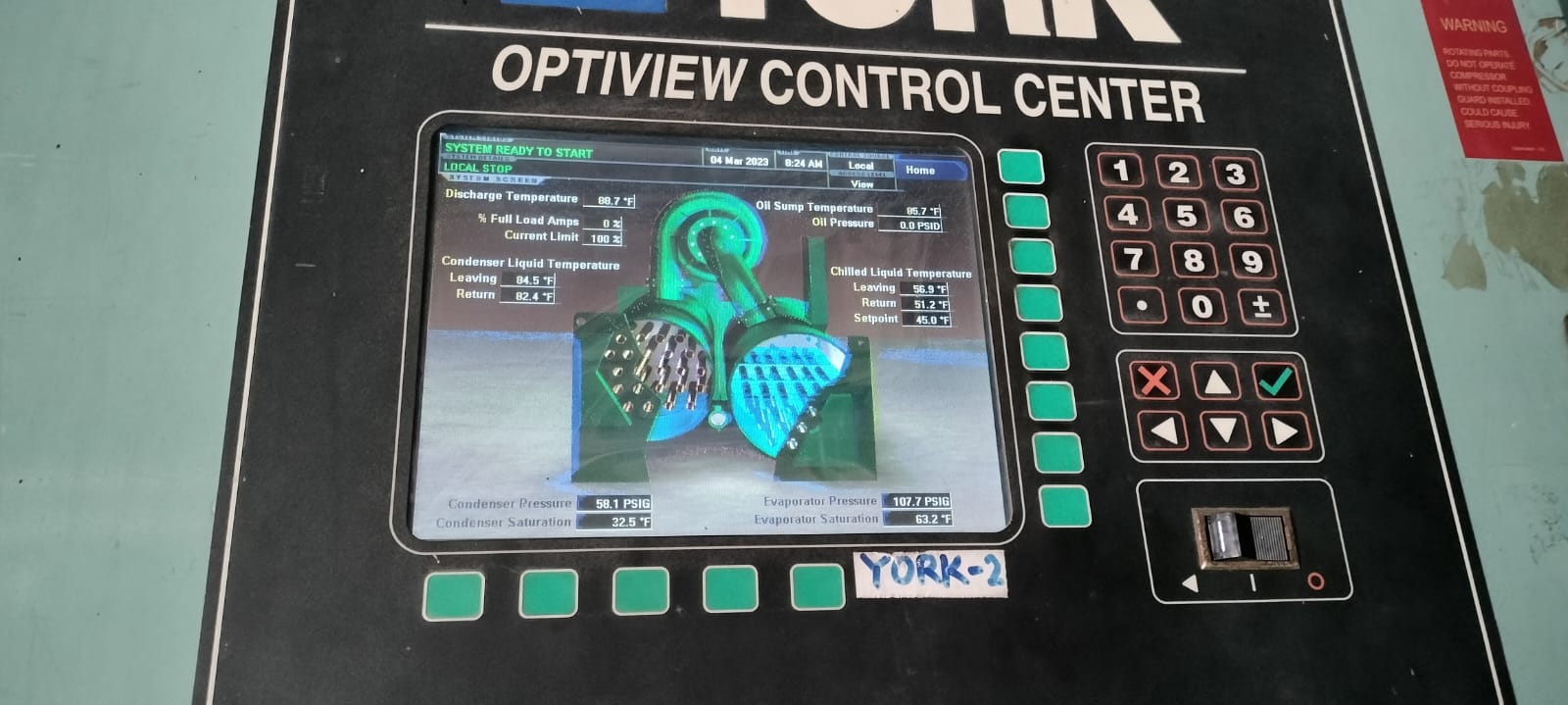 YORK OPTIVIEW CONTROL CENTER