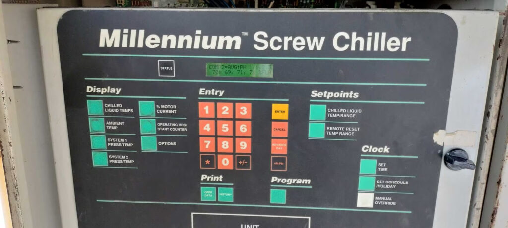 York screw chiller systems logic control Card services