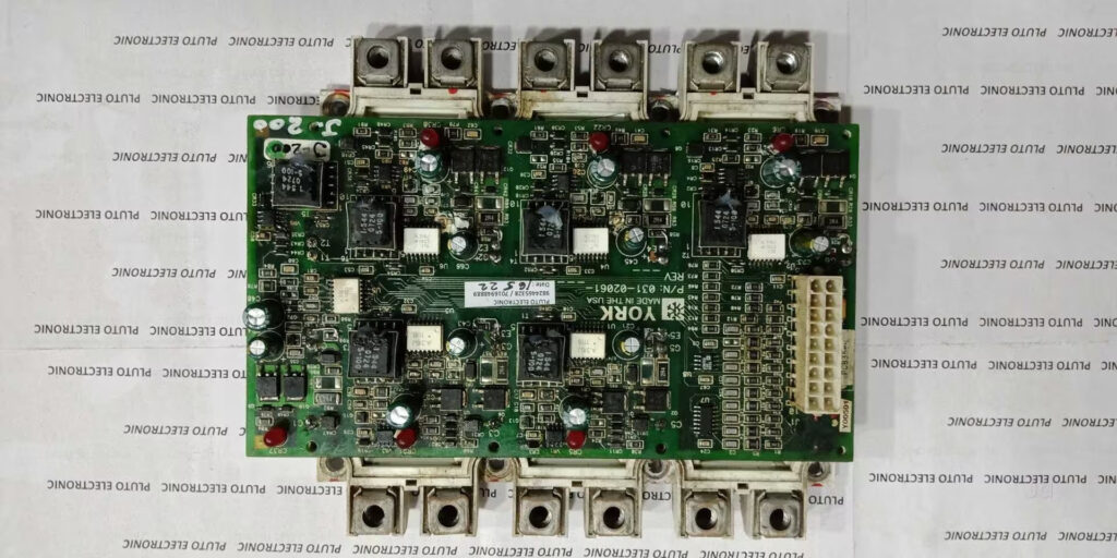 York Chiller HVAC Gate Drive Board IGBT 031-02061 repair at Pluto electronic